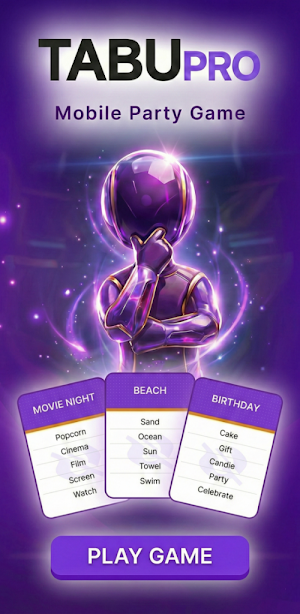 TabuPro: Mobile Party Game Screenshot 0