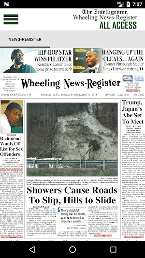 Wheeling Newspapers All Access Screenshot 1
