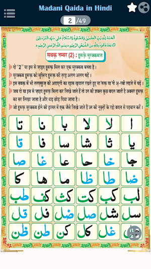 Madani Qaida Hindi - Tajweed Screenshot 1