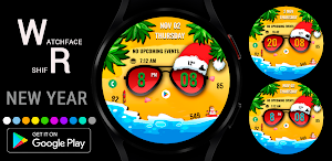 NewYear Watch Face Wear OS Screenshot 0