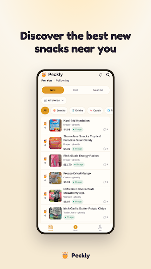 Peckly: snack & grocery finds Screenshot 0
