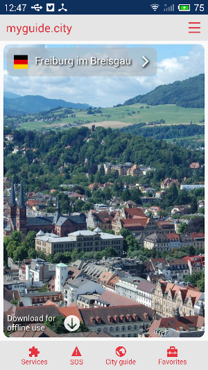 Freiburg im Breisgau cityguide Screenshot 0