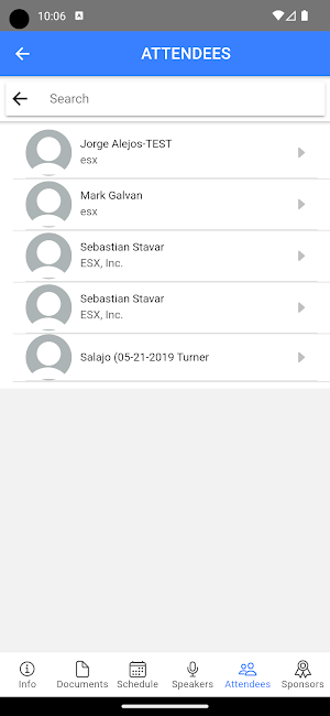 LCA Events Screenshot 2