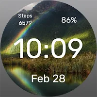 Rainbow in forest - Watch Face