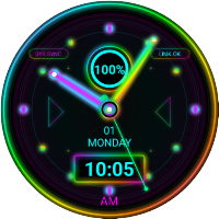 Holographic Future Watch Face