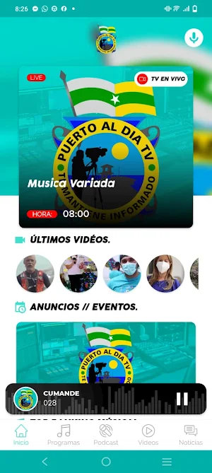 Puerto Al Dia La Radio Screenshot 1