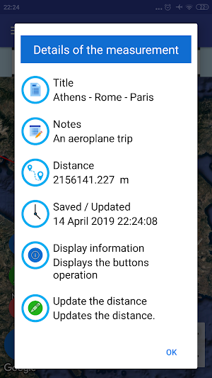 GPS Measurement Screenshot 3