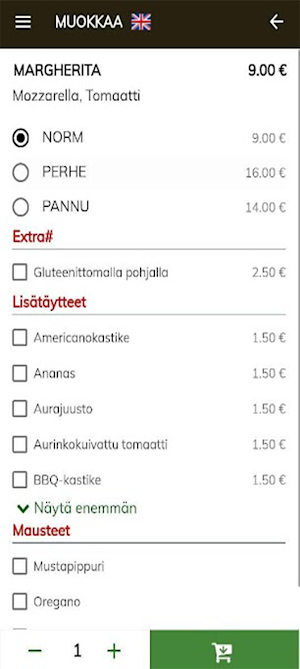 Hallilan Pizzeria Screenshot 3