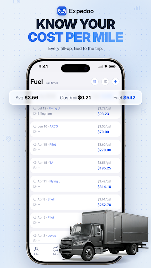Expedoo: Trip & Fuel Tracker Screenshot 2