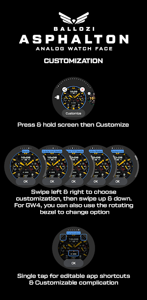 BALLOZI Asphalton Watch Face Screenshot 3