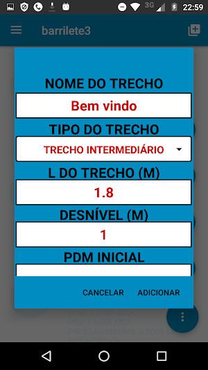 ColdWater-dim pipe sizing Screenshot 3