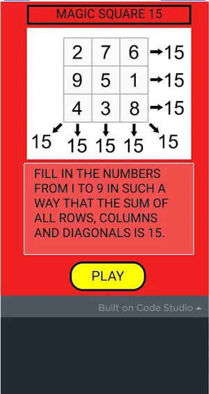 Magic Square 15 Screenshot 2