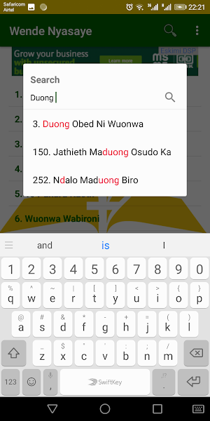Wende Nyasaye Screenshot 2