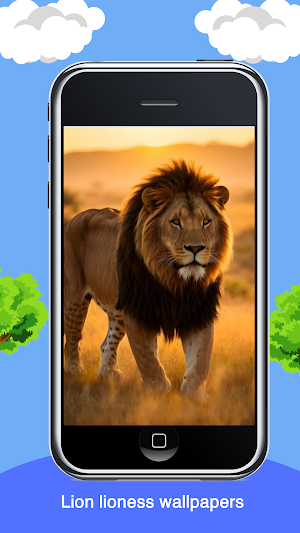 Lion lioness wallpapers Screenshot 1