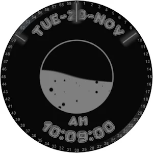 Animated Gyro Water Watch Face Screenshot 1