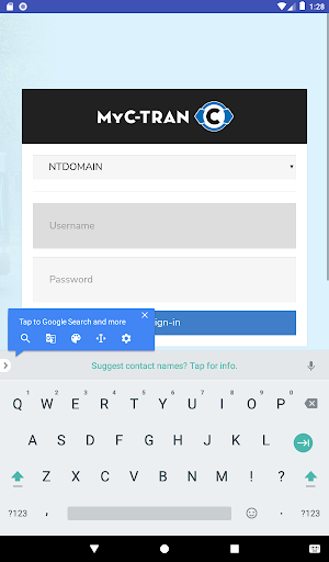 MyC-TRAN Screenshot 3