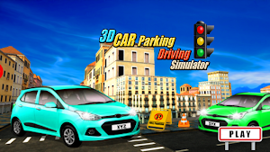 3D Car Parking Driving School Screenshot 0