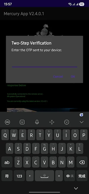 Q&Y Mercury App Screenshot 2