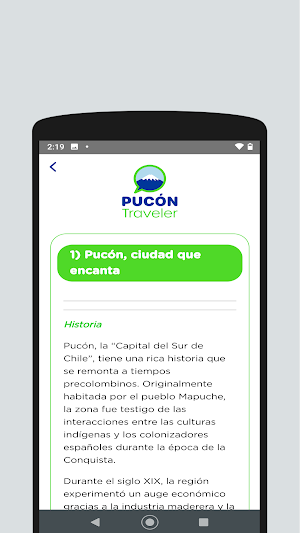 Pucón Traveler Screenshot 2