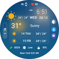 ACRO DW Glass Blur Watchface