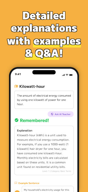 Energy Vocab - Learn in 5min Screenshot 1