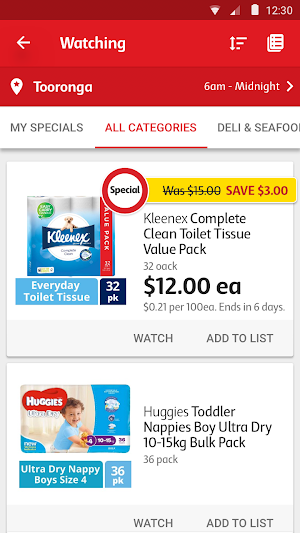 Coles App screenshot 3