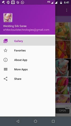 Wedding Silk Saree Gallery Screenshot 1