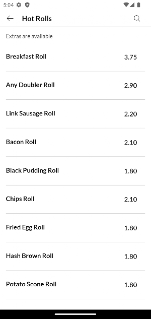 Cadzow Cafe Screenshot 3