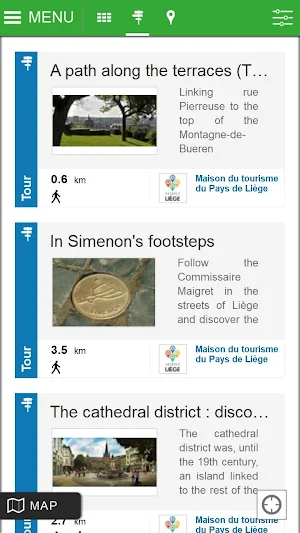 Walks through Liège Screenshot 1
