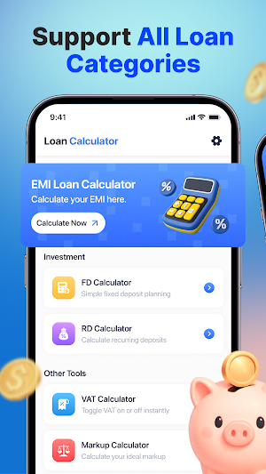 LoanTool EMI Loan Calculator Screenshot 0