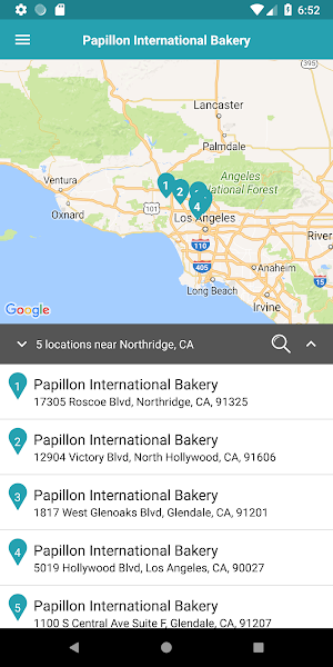 Papillon International Bakery Screenshot 0