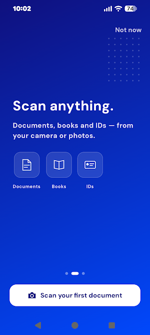 Scanr Lens — Document Scanner Screenshot 0