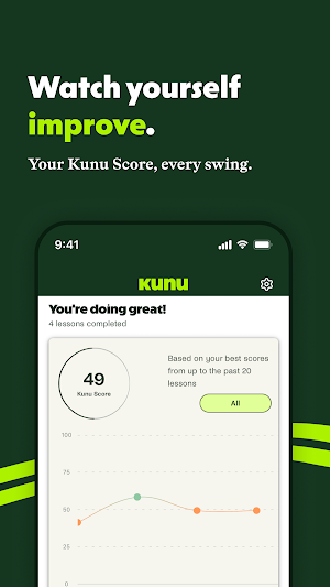 Kunu: Golf Swing Coach Screenshot 2