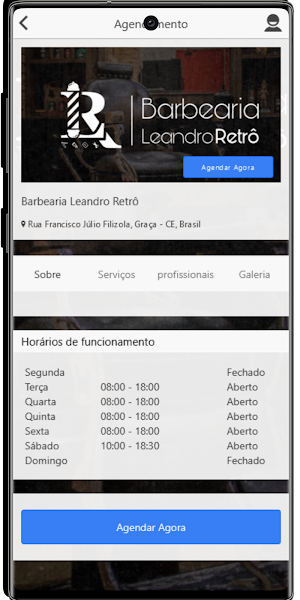 Barbearia Leandro Retrô Screenshot 2