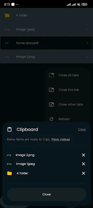 Tabber - File Manager Screenshot 3