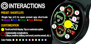 Splatter Bloom Watchface Screenshot 1