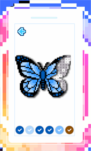 Pixel Art Butterfly Game Screenshot 2