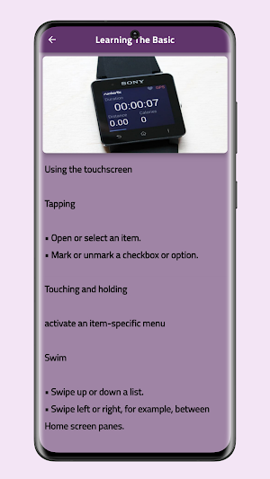 Sony Smart Watch 2 SW2 Guide Screenshot 3
