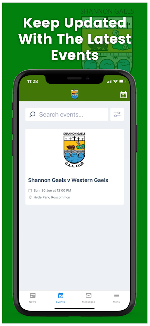 Shannon Gaels GAA & LGFA Screenshot 2