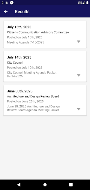 Hillsborough CA Mobile App Screenshot 1