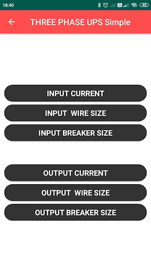 UPS Inverter Battery Backup Time Calculator TOTAL Screenshot 3
