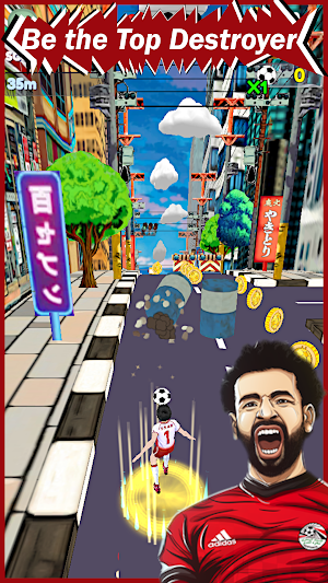 Mo Salah: Kick'n'Run Ball Dash Screenshot 3