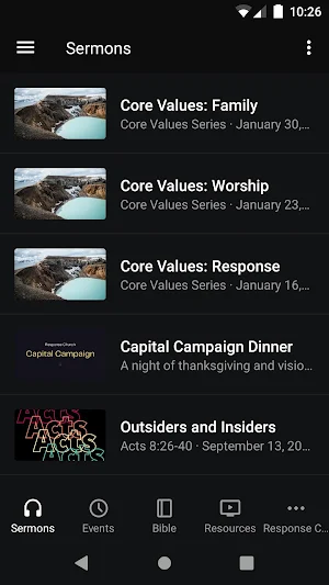 Response Church Screenshot 0