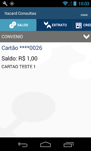 Itacard Consultas Screenshot 1