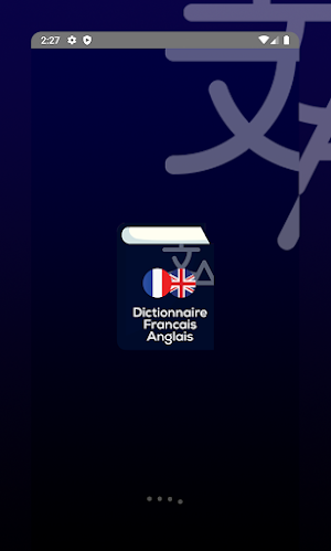 Dictionnaire Francais Anglais Screenshot 0