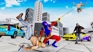 Rope Hero Spider Game Fighter Screenshot 0