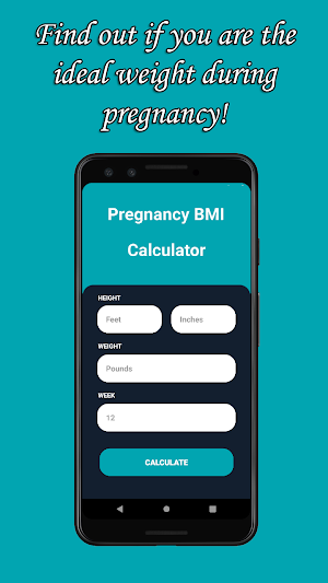 Pregnancy BMI Calculator Screenshot 0