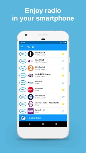 Radio UK FM - FM radio & DAB radio. Radio player Screenshot 0