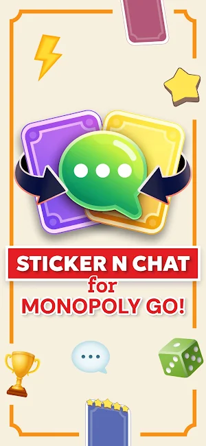 Sticker n Chat for Monopoly GO Screenshot 0