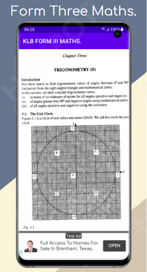 Mathematics: Klb Form 3 notes. Screenshot 1